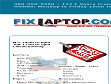 Tablet Screenshot of fixlaptop.com