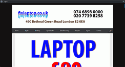 Desktop Screenshot of fixlaptop.co.uk