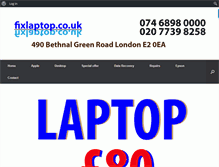 Tablet Screenshot of fixlaptop.co.uk